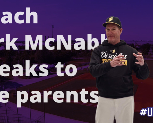 Coach Kirk McNabb speaks to the Parents.