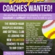 The Munich-Haar Disciples Baseball and Softball Club is looking for new volunteer coaches to add to our staff!