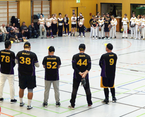 Alle Teams der Disciples beim gemeinsamen Training