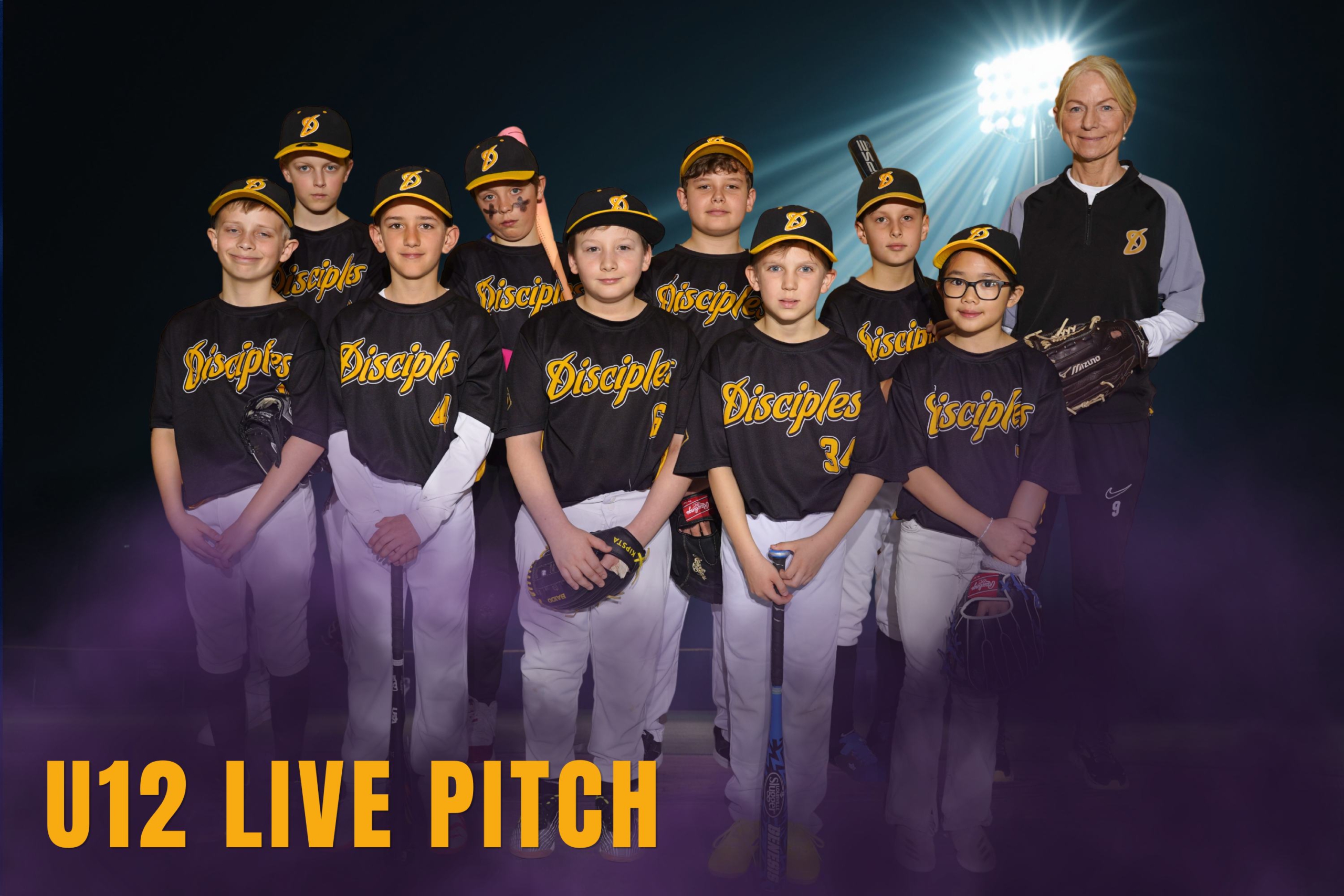 Das U12 Team der Disciples