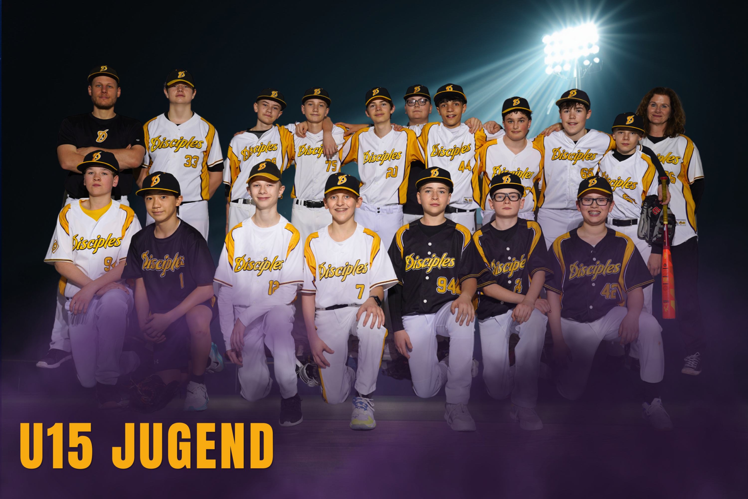 Das U15 Team der Disciples