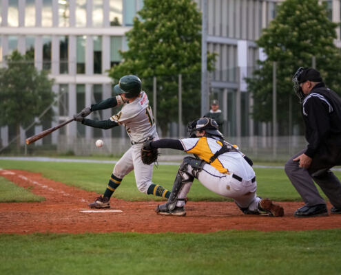 Der Haarer Catcher im Einsatz.