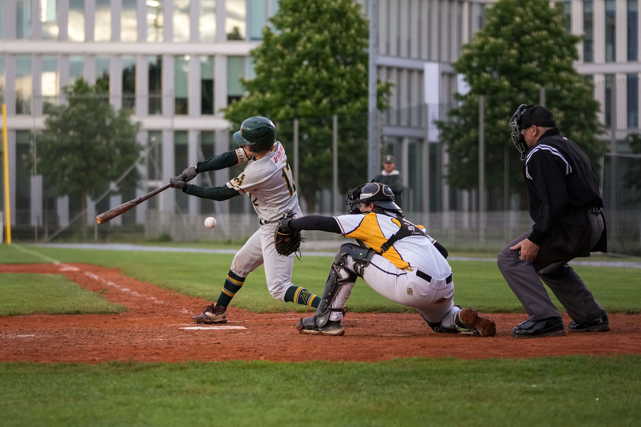 Der Haarer Catcher im Einsatz.