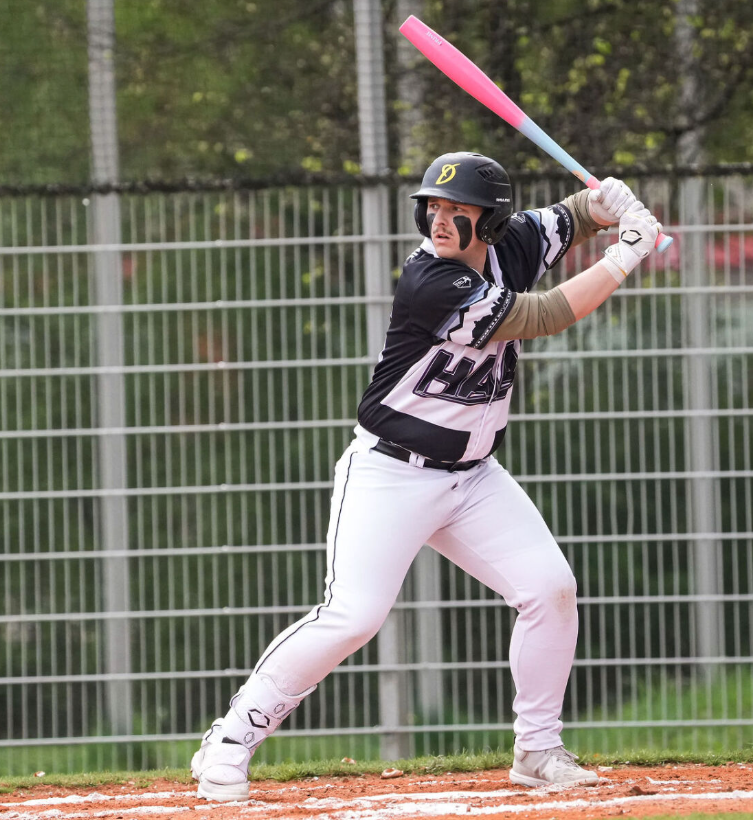 Mit dem einzigen RBI im ersten Spiel gegen die Gauting Indians: Aodhan Queen.