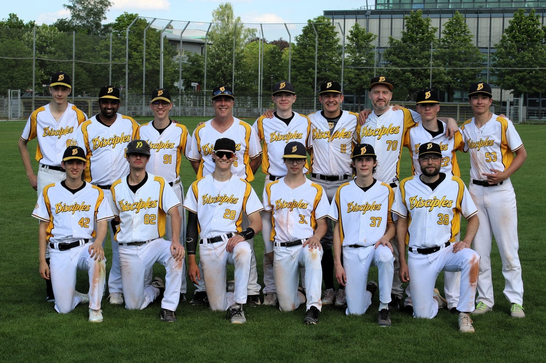 Das Baseball-Team Herren 2 der Disciples München Haar